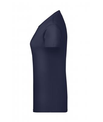 Ladies' Basic-T mit Bestickung