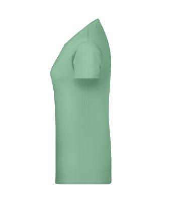 Ladies' Basic-T mit Bestickung