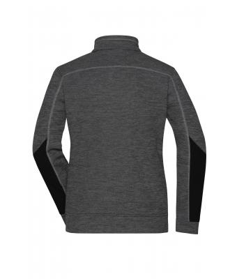 Ladies' Structure Fleece Jacket mit Bestickung