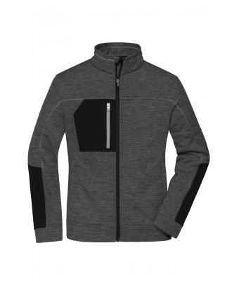 Ladies' Structure Fleece Jacket mit Bestickung