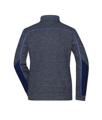 Ladies' Structure Fleece Jacket mit Bestickung