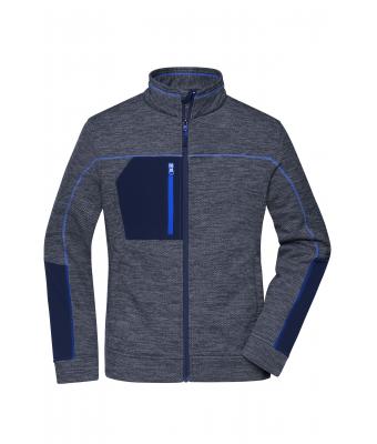 Ladies' Structure Fleece Jacket mit Bestickung