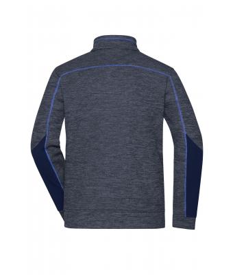 Men's Structure Fleece Jacket mit Bestickung