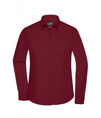 Ladies' Shirt Longsleeve Poplin mit Bestickung